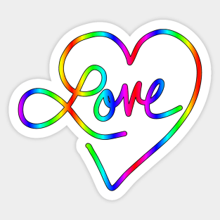 Love - Rainbow Sticker